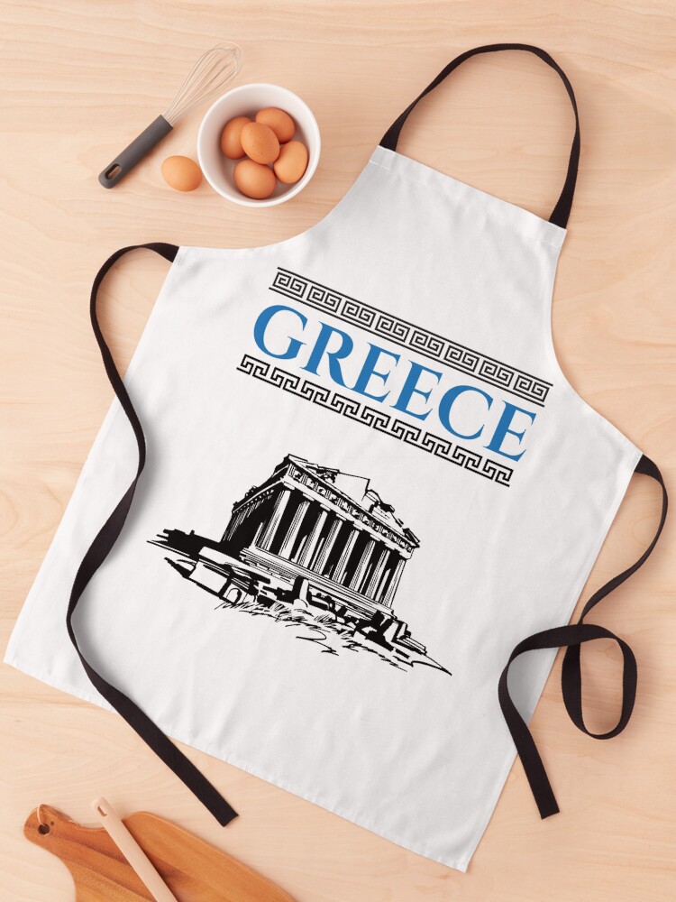 Thumbnail 1 of 6, Apron, Greece designed and sold by 4AllTimes.