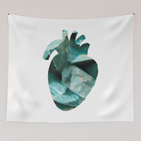 Item preview, Blue Marble Heart of Stone designed and sold by ChibiKolossus.