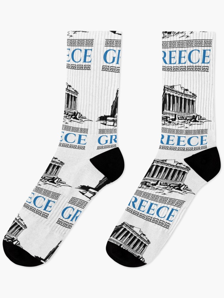 Thumbnail 1 of 5, Socks, Greece designed and sold by 4AllTimes.