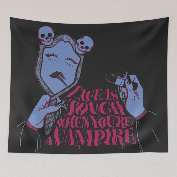 Item preview, Life is tough when you're a vampire. designed and sold by Hatulka.