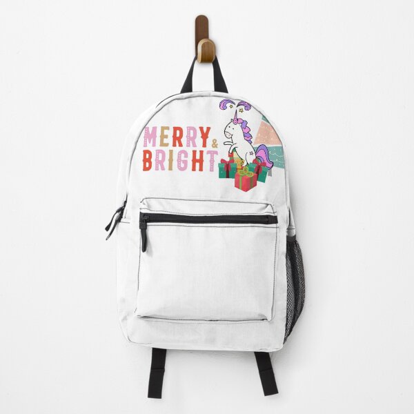 Item preview, merry and bright! / kawaii unicorn with christmas presents and tree designed and sold by SpicyCherrys.