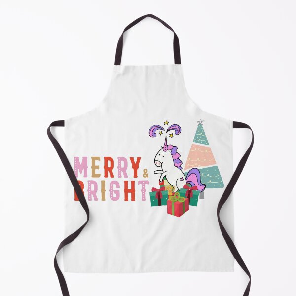 Item preview, merry and bright! / kawaii unicorn with christmas presents and tree designed and sold by SpicyCherrys.