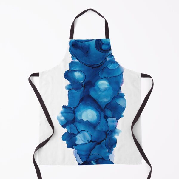 Item preview, Mammatus Clouds - Blue - Alcohol Ink Abstract Artwork designed and sold by CollisandCook.