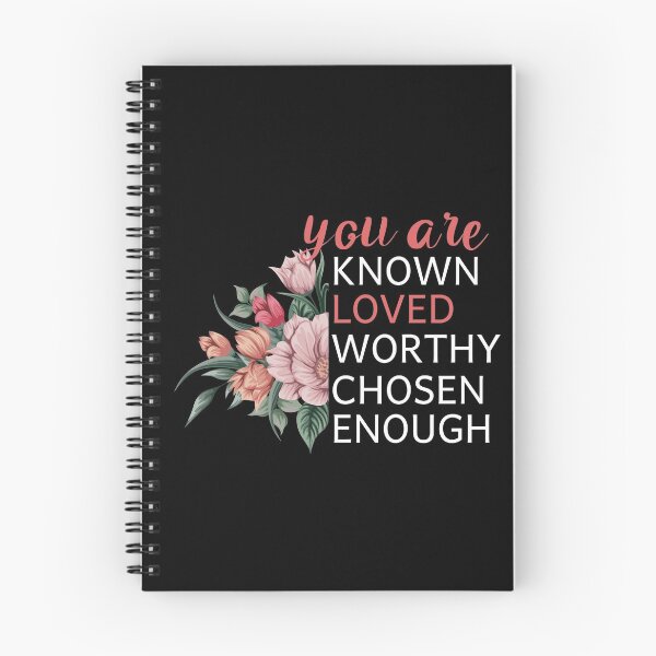 Item preview, You Are Known Loved Worthy Chosen Enough designed and sold by Life Shop.
