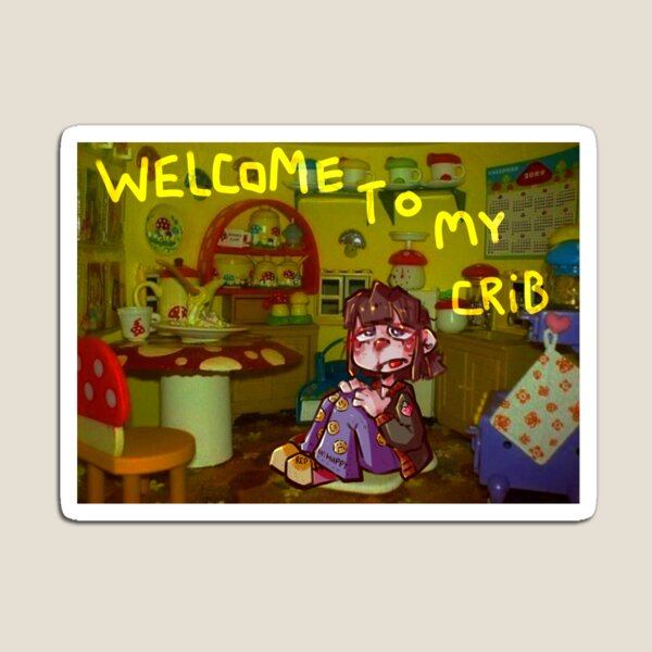 Item preview, “Welcome to my crib” kid core artwork  designed and sold by random-cp.