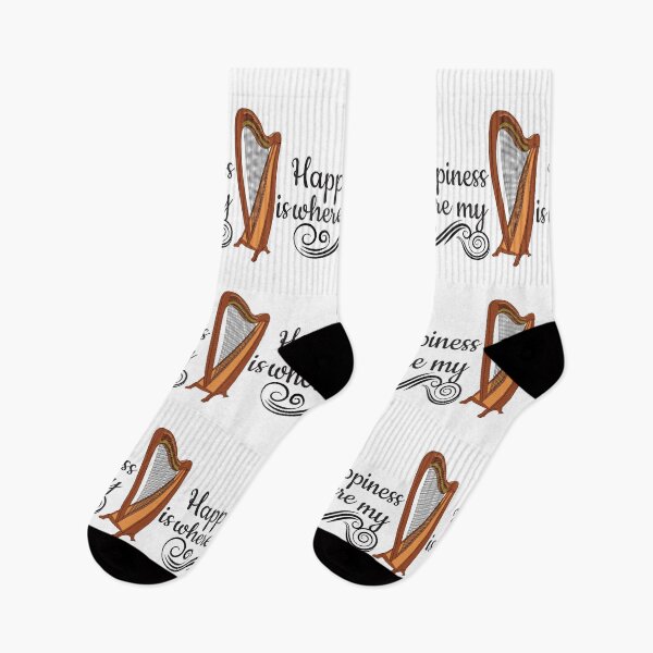 Item preview, Happiness Is Where My Harp Is designed and sold by 4AllTimes.