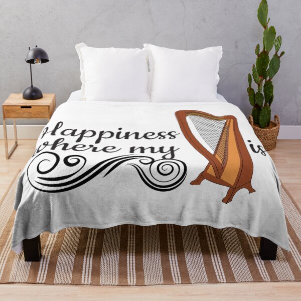 Item preview, Happiness Is Where My Harp Is designed and sold by 4AllTimes.