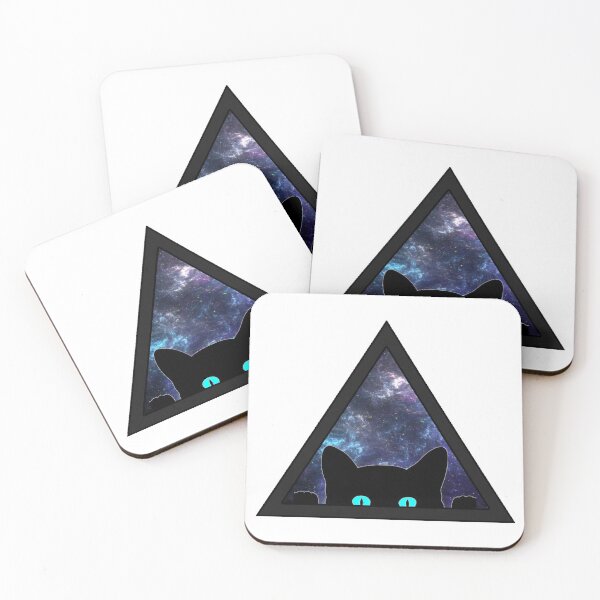 Item preview, Cat Space Triangle designed and sold by Swirlstache.