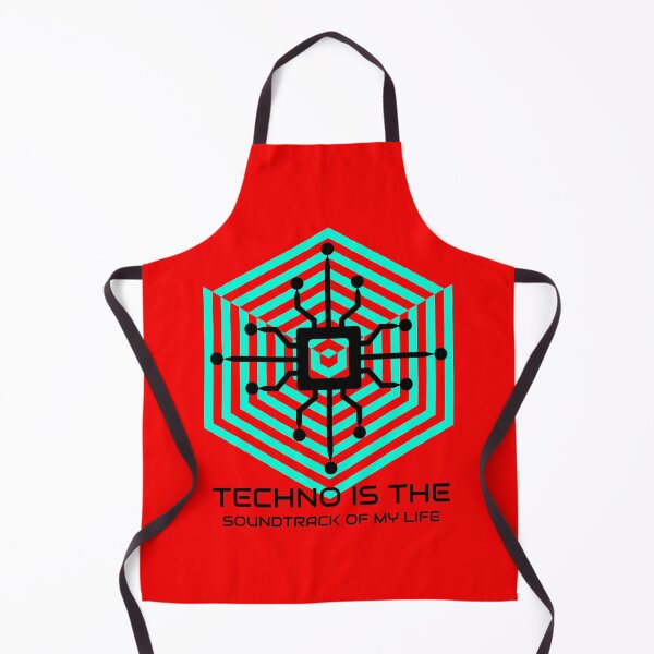 Item preview, Techno Is The Soundtrack To My Life Trippy designed and sold by TeesByMark.