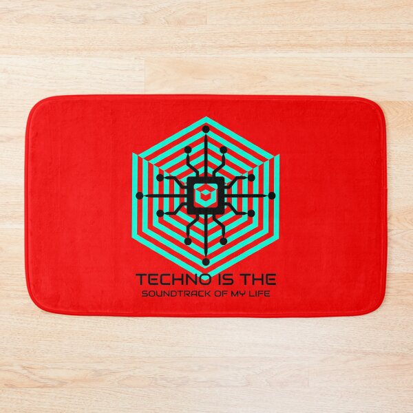 Item preview, Techno Is The Soundtrack To My Life Trippy designed and sold by TeesByMark.