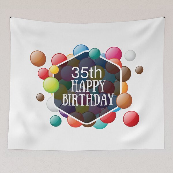 Item preview, Happy 35th Birthday designed and sold by 4AllTimes.