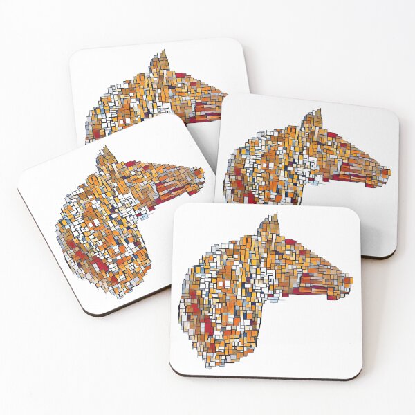 Item preview, Stained Glass Horse designed and sold by MadRoyalDesigns.