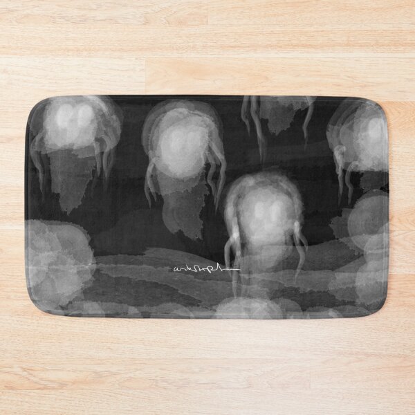 Item preview, WHITE - Jellyfish-like small translucent creatures floating in the fog designed and sold by uskARpT.