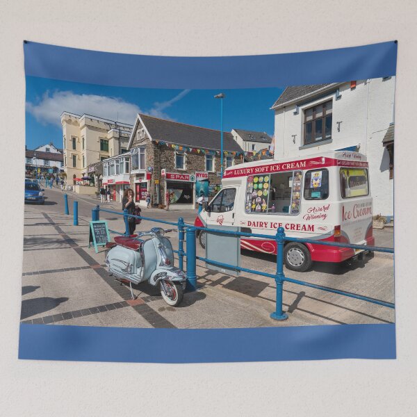 Item preview, Saundersfoot Ice Cream Van  designed and sold by hawkie.