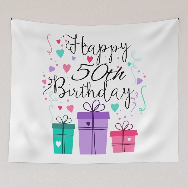 Item preview, Happy 50th Birthday designed and sold by 4AllTimes.