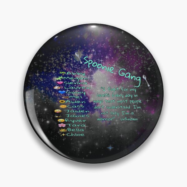 Item preview, Spoonie gang support chronic illness  designed and sold by melodiruby.