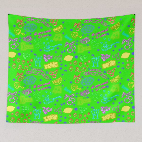 Item preview, Neon in Blue Yellow and Green Pattern Design 209 designed and sold by Artnigel.