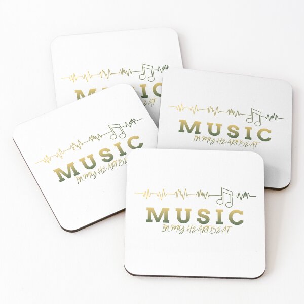 Item preview, Music, heart beat, Graphic designed and sold by BeebopGraphics.