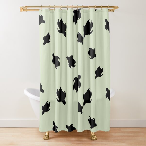 Turtles in the sea Shower Curtain