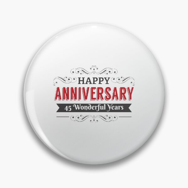 Item preview, Happy Anniversary 45 Wonderful Years designed and sold by 4AllTimes.