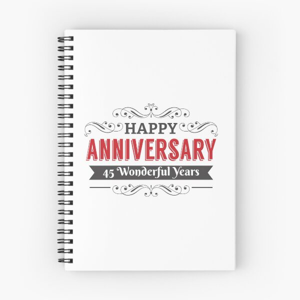 Item preview, Happy Anniversary 45 Wonderful Years designed and sold by 4AllTimes.