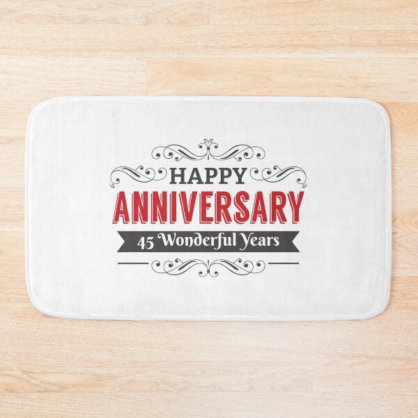 Item preview, Happy Anniversary 45 Wonderful Years designed and sold by 4AllTimes.