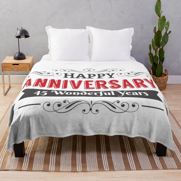 Item preview, Happy Anniversary 45 Wonderful Years designed and sold by 4AllTimes.