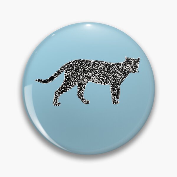 Item preview, Ocelot Black White Print designed and sold by designsasstultd.
