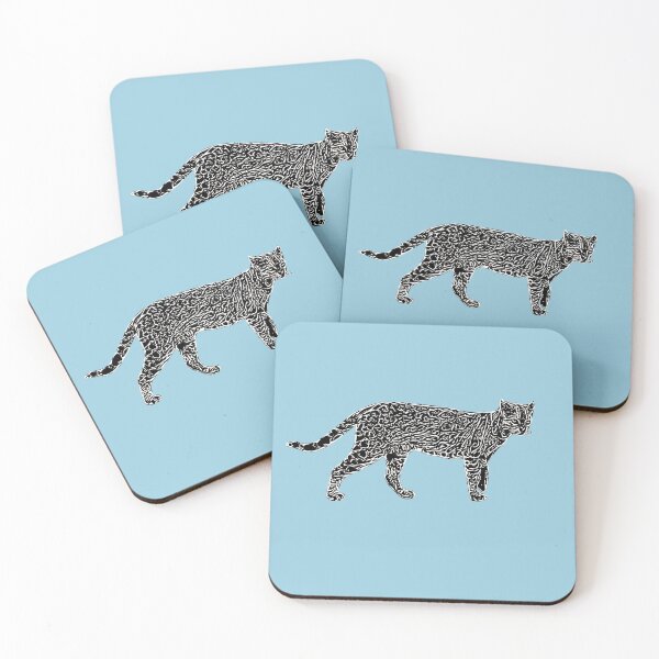 Item preview, Ocelot Black White Print designed and sold by designsasstultd.