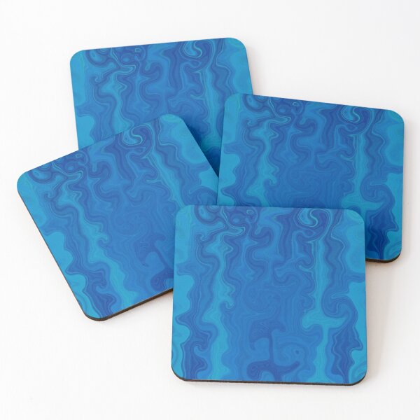 Item preview, Blue abstract  designed and sold by wiwiart.
