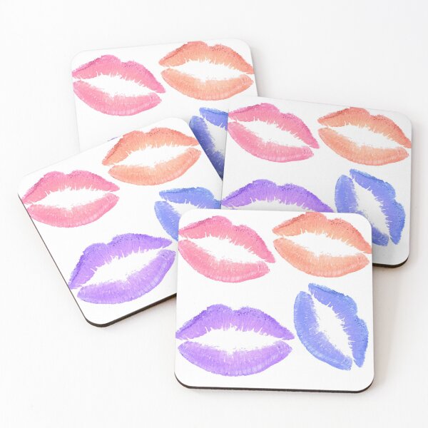 Item preview, lips sticker pack give me a kiss designed and sold by WEShop23.