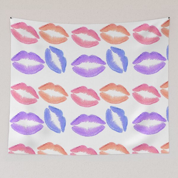 Item preview, lips sticker pack give me a kiss designed and sold by WEShop23.