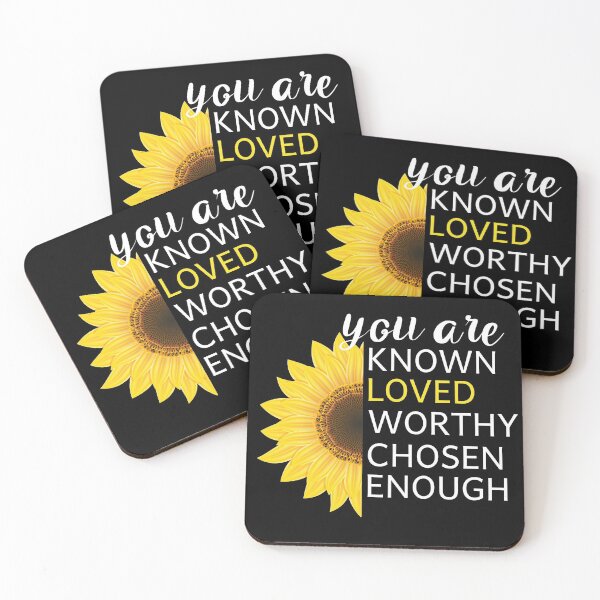 Item preview,  You Are Known Loved Worthy Chosen Enough designed and sold by Life Shop.