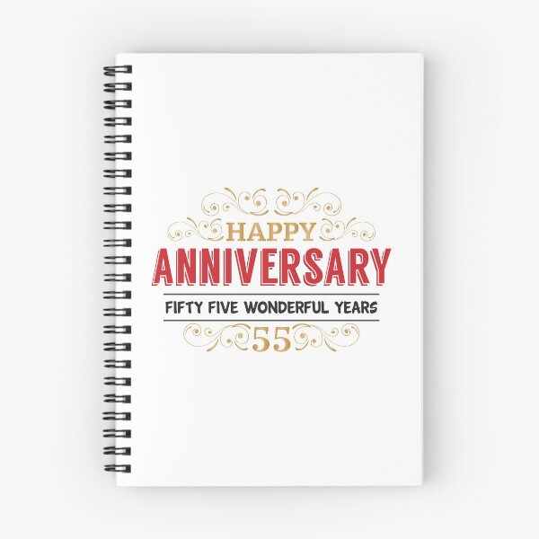 Item preview, Happy Anniversary 55 Wonderful Years designed and sold by 4AllTimes.