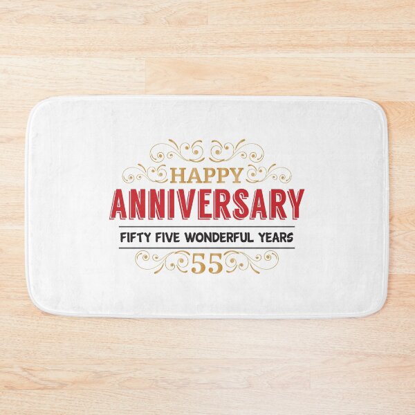 Item preview, Happy Anniversary 55 Wonderful Years designed and sold by 4AllTimes.