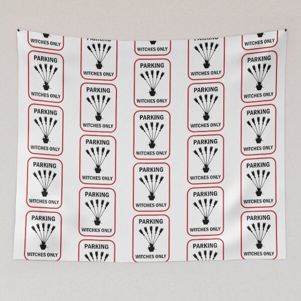 Item preview, Witches Parking designed and sold by Prints4Pagans.