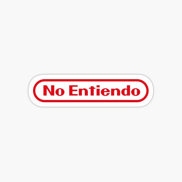 No Entiendo Stickers | Redbubble