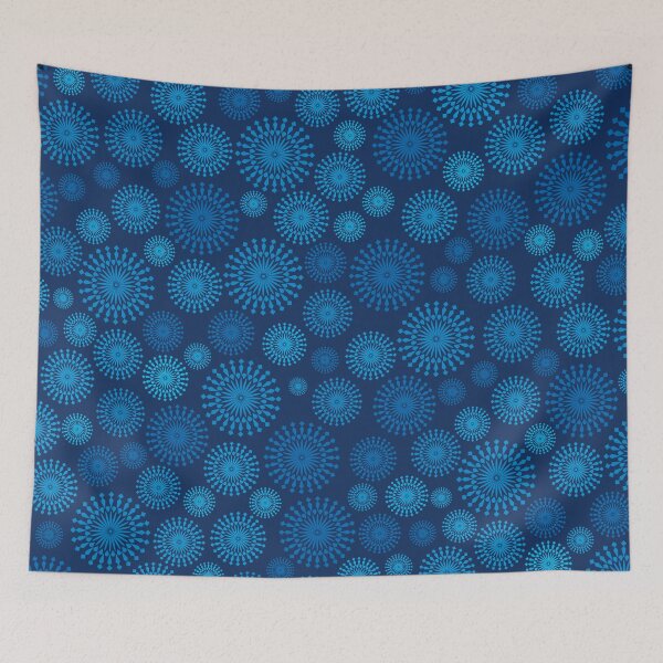Item preview, Blue color Pattern Design designed and sold by miljuvarghese.