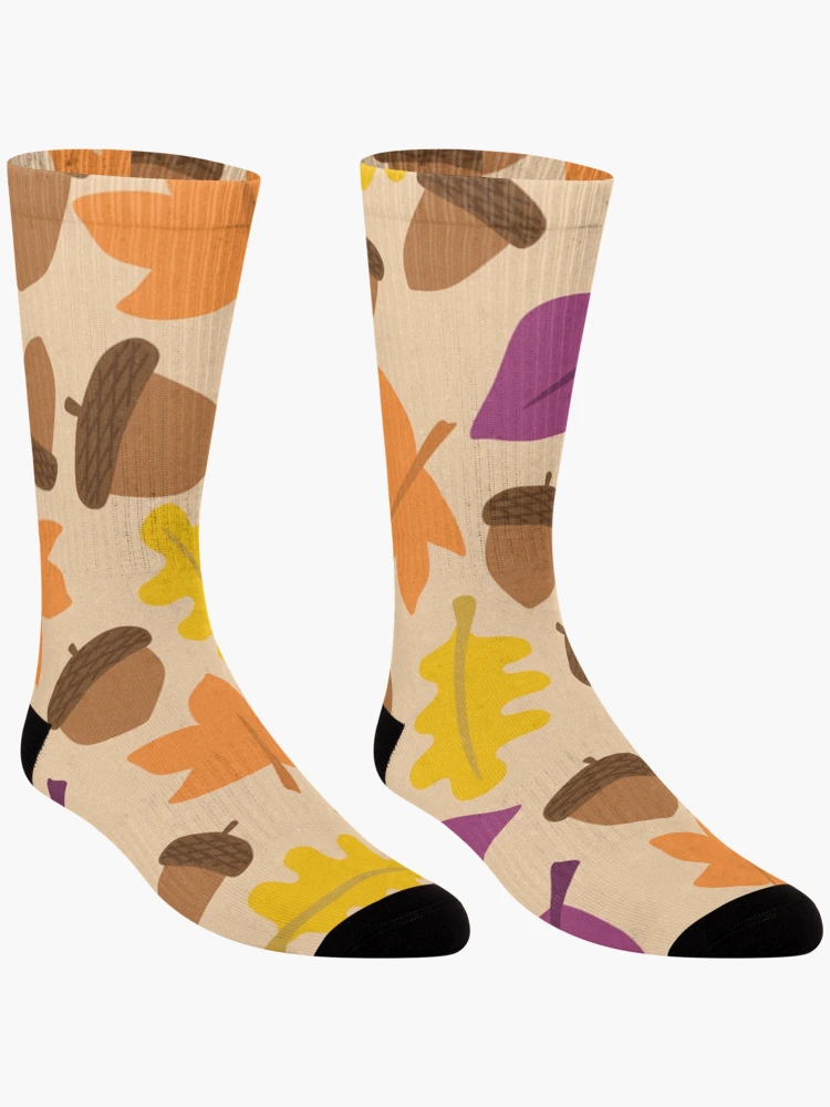 Thumbnail 3 of 5, Socks, Fall Pattern designed and sold by PatternPalace.