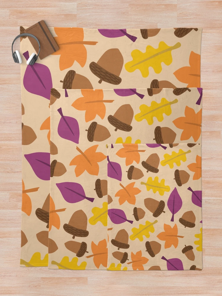 Thumbnail 5 of 6, Throw Blanket, Fall Pattern designed and sold by PatternPalace.