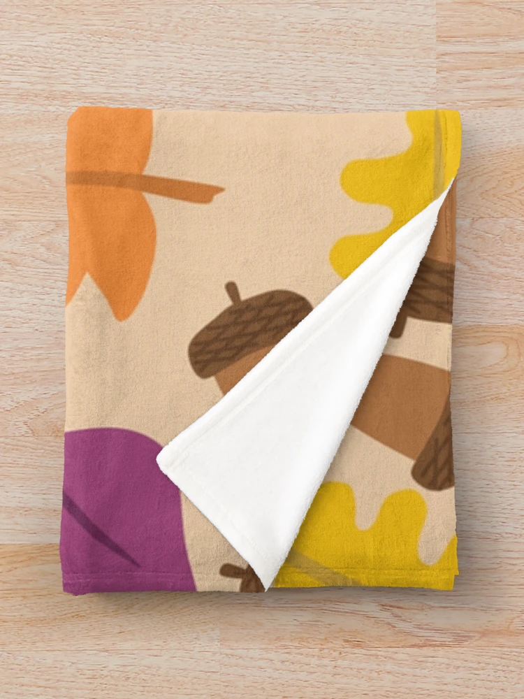 Thumbnail 3 of 6, Throw Blanket, Fall Pattern designed and sold by PatternPalace.