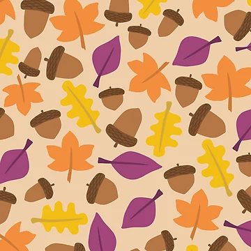 Artwork thumbnail, Fall Pattern  by PatternPalace