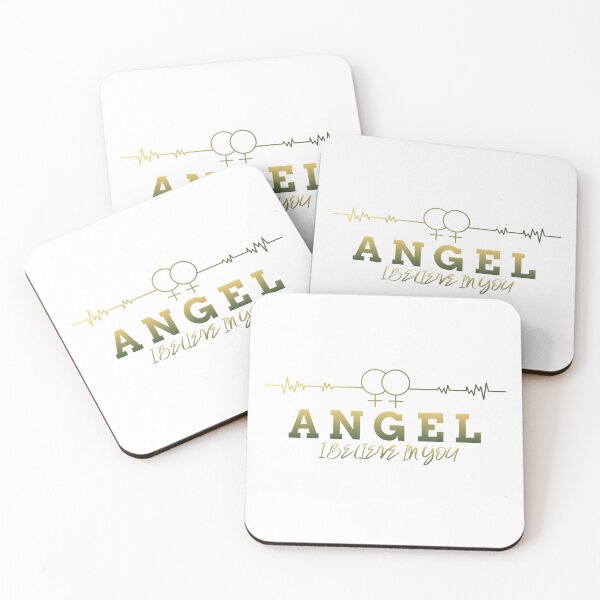 Item preview, Angel I believe in you, heart beat, Graphic designed and sold by BeebopGraphics.