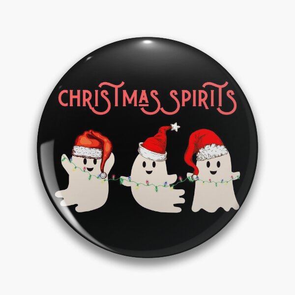 Item preview, Christmas Spirits - Funny Christmas ghosts with Santa Hats - Christmas humor designed and sold by Irelene.