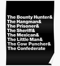 Póster The Hateful Eight - Helvetica