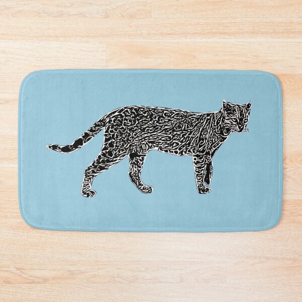 Item preview, Ocelot Black White Print designed and sold by designsasstultd.