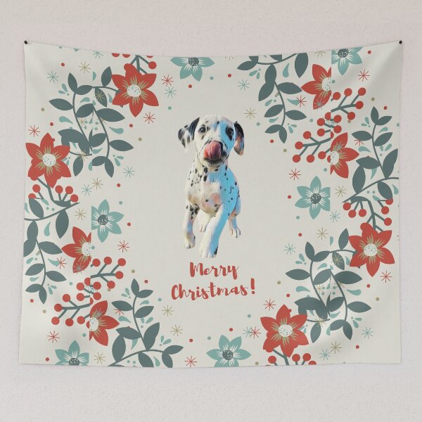 Aperçu de l'œuvre Dalmatien de Noël créée et vendue par AnnaAndVibes.