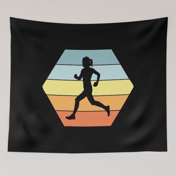 Item preview, Run Free - Woman Runner - Summer Colors designed and sold by HeatherPore.