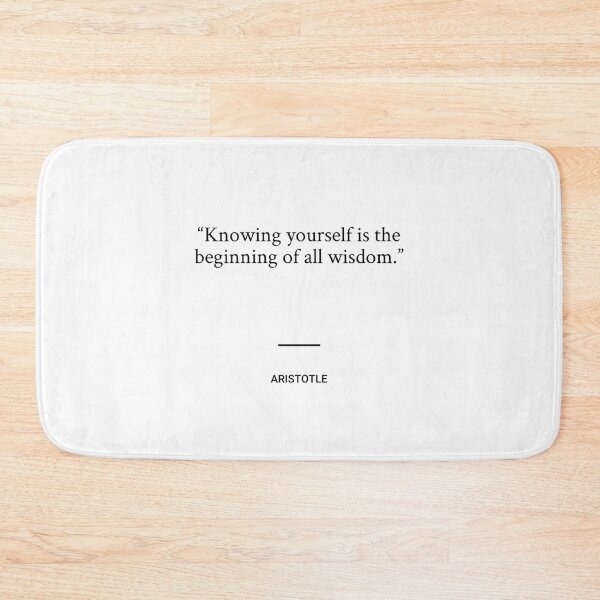 Item preview, Aristotle - Knowing yourself is the beginning of all wisdom. designed and sold by SocraticQuotes.