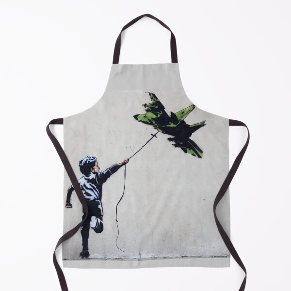 Item preview, BANKSY Boy Playing With Jetfighter Kite - Street Art Ukraine designed and sold by WE-ARE-BANKSY.
